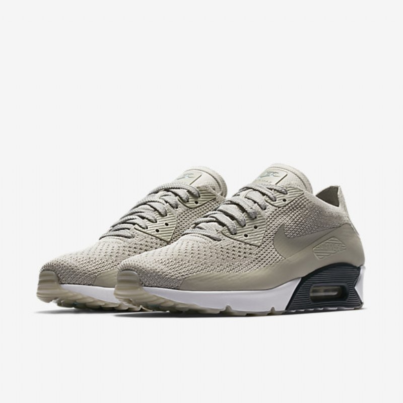 Nike Air Max 90 Miesten Ultra 2.0 Flyknit Vaaleanharmaa Navy Glace -jäätikkö