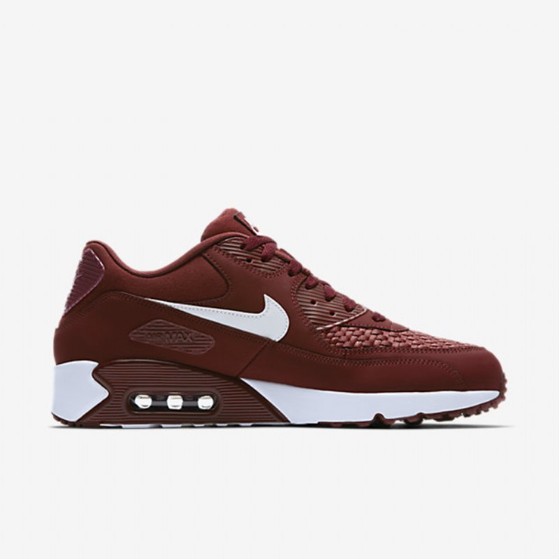Nike Air Max 90 Miesten Ultra 2.0 Se Tummanpunainen Joukkue Valkoinen
