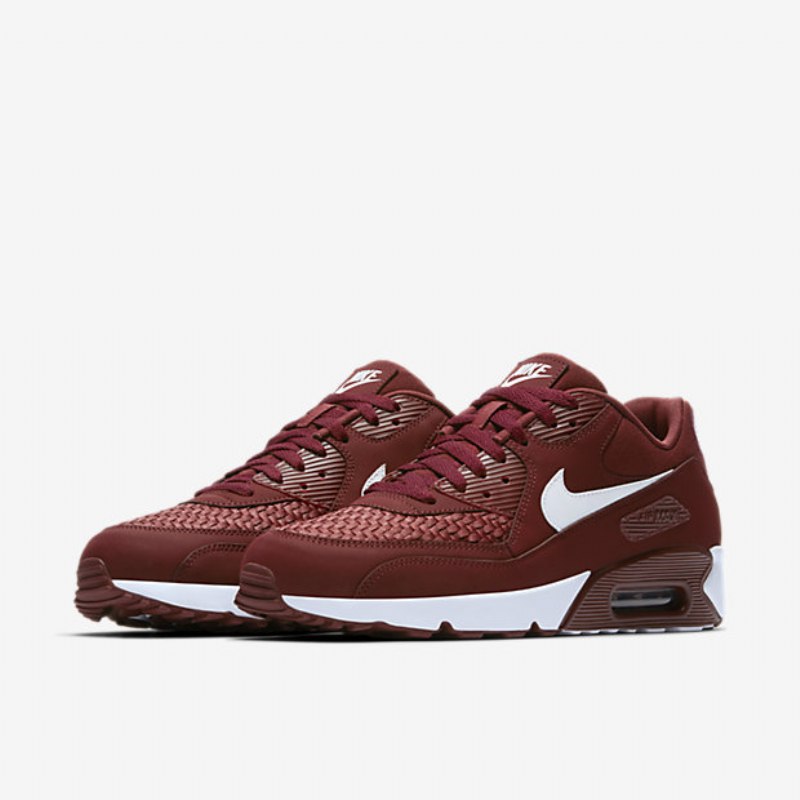 Nike Air Max 90 Miesten Ultra 2.0 Se Tummanpunainen Joukkue Valkoinen