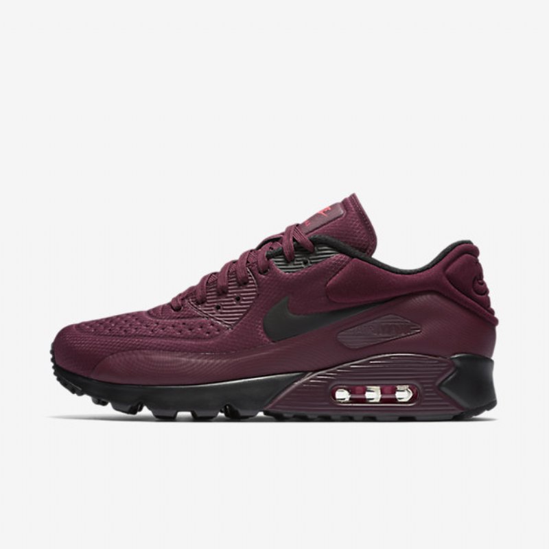 Nike Air Max 90 Miesten Ultra Se Bordeaux Yökiiltävä Crimson Black