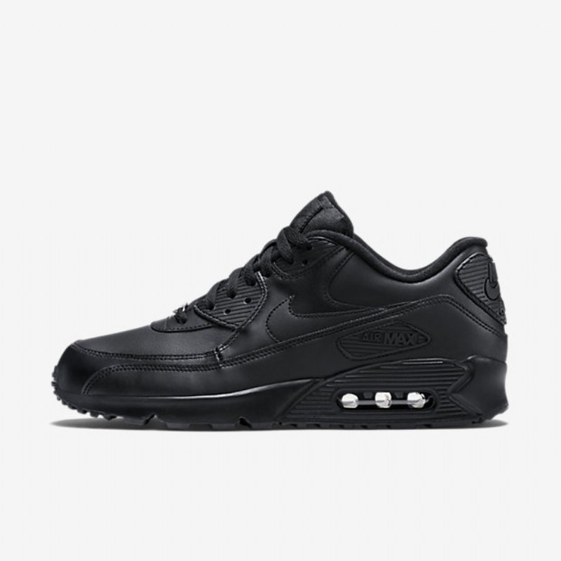 Nike Air Max 90 Nahkainen Miesten Musta