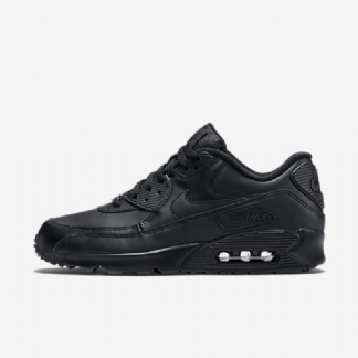 Nike Air Max 90 Nahkainen Miesten Musta