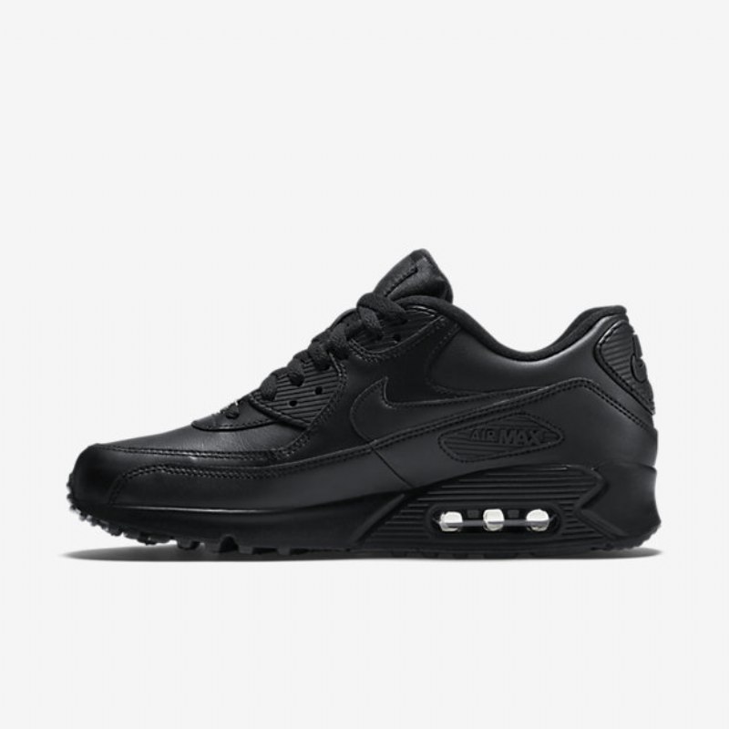 Nike Air Max 90 Nahkainen Miesten Musta