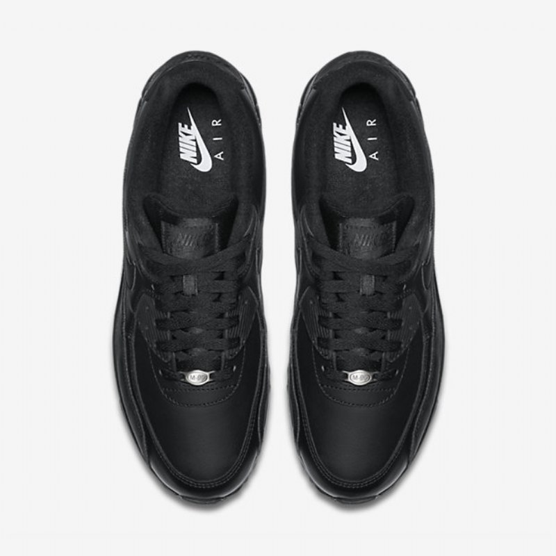 Nike Air Max 90 Nahkainen Miesten Musta