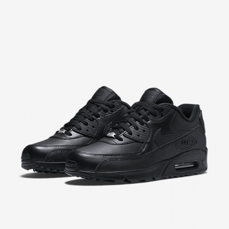 Nike Air Max 90 Nahkainen Miesten Musta