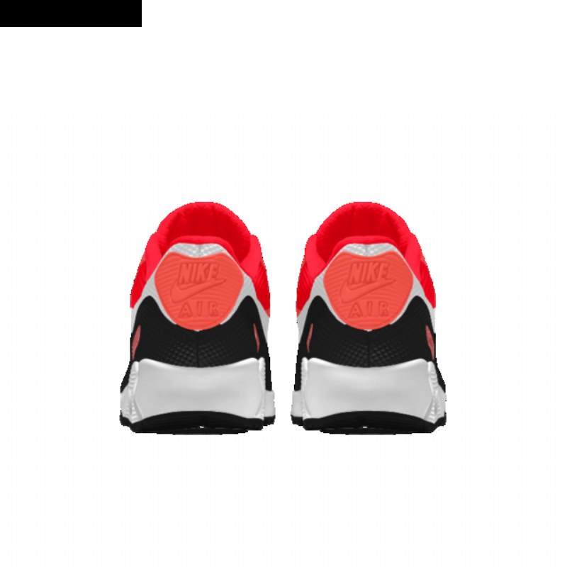 Nike Air Max 90 Naiset Hyp University Punainen Oranssi Max Musta Valkoinen