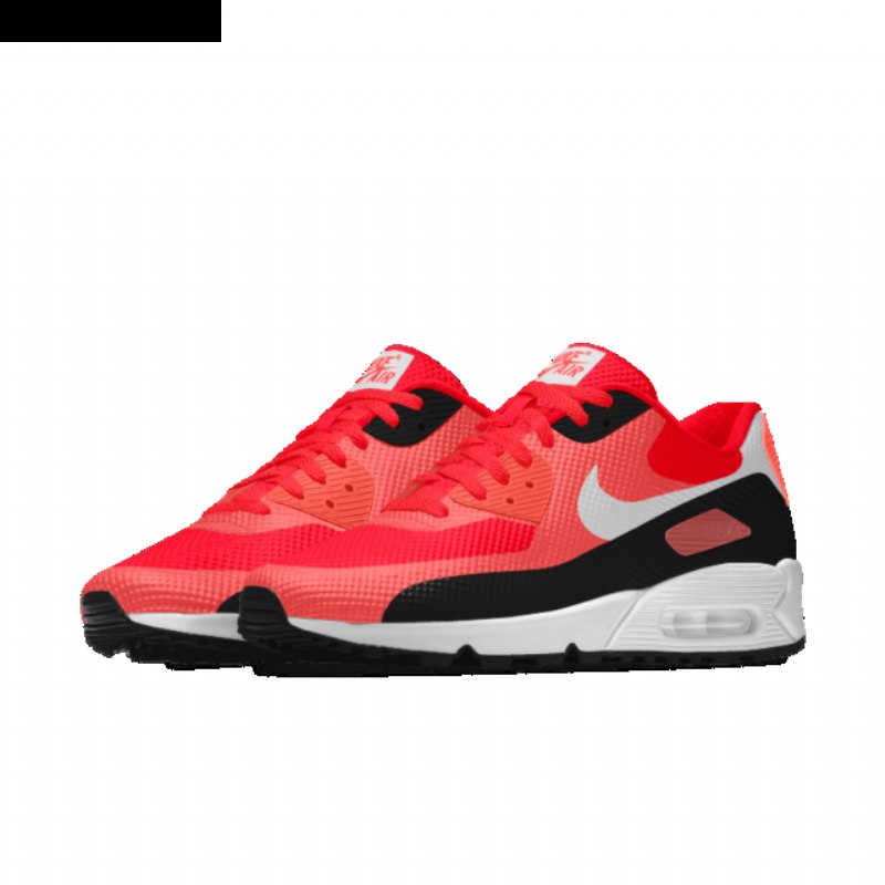 Nike Air Max 90 Naiset Hyp University Punainen Oranssi Max Musta Valkoinen