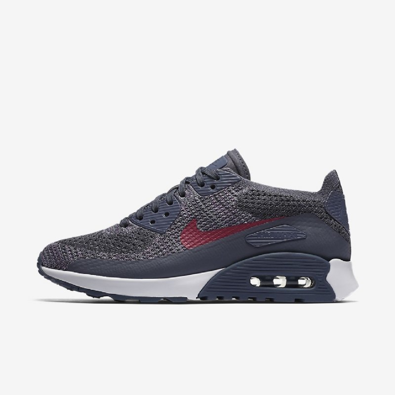 Nike Air Max 90 Naiset Ultra 2.0 Flyknit Light Carbon White Fuchsia Glow Pink Force