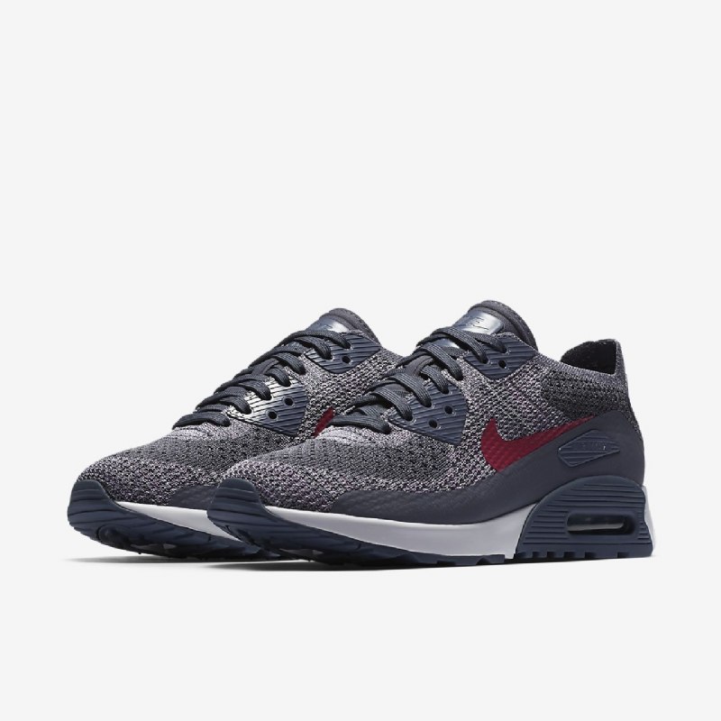 Nike Air Max 90 Naiset Ultra 2.0 Flyknit Light Carbon White Fuchsia Glow Pink Force