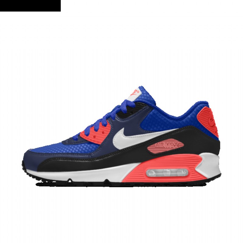 Nike Air Max 90 Naisten Blue Lava Glow Black White