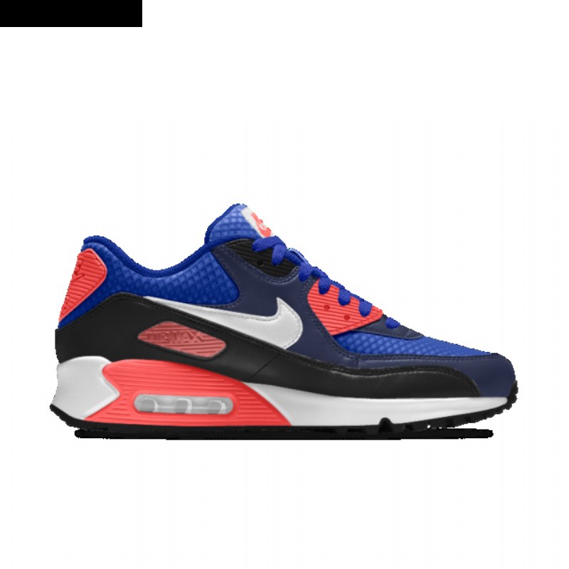 Nike Air Max 90 Naisten Blue Lava Glow Black White
