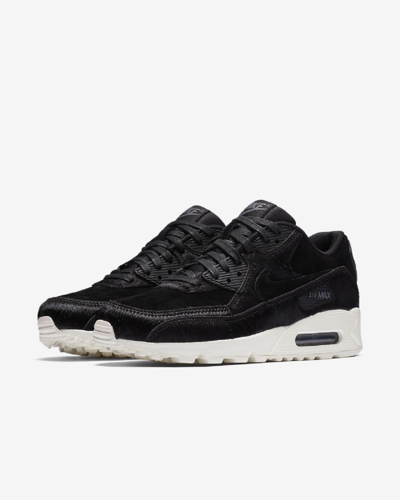 Nike Air Max 90 Naisten Lx Musta Tummanharmaa Purjehdus
