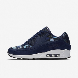 Nike Air Max 90 Naisten Se Binary Blue Moon Summit White
