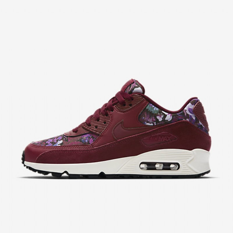 Nike Air Max 90 Naisten Se Black Team Bordeaux Yöpurjehdus
