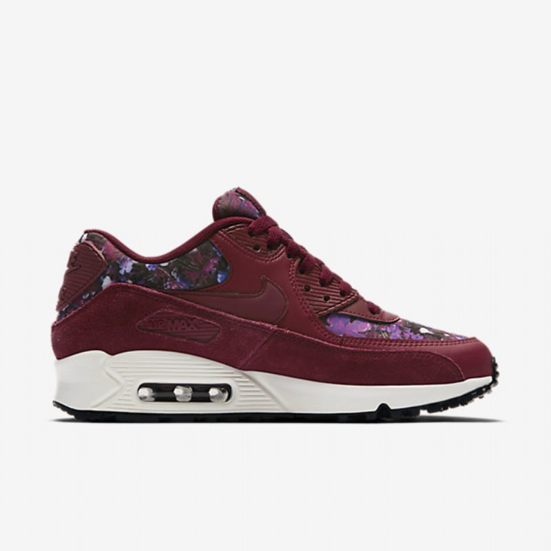 Nike Air Max 90 Naisten Se Black Team Bordeaux Yöpurjehdus