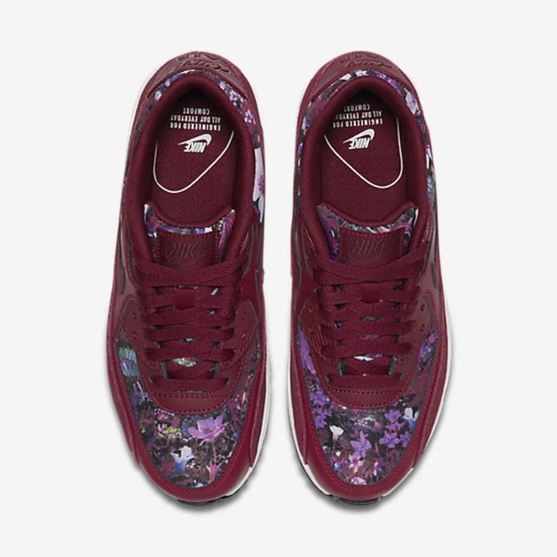 Nike Air Max 90 Naisten Se Black Team Bordeaux Yöpurjehdus