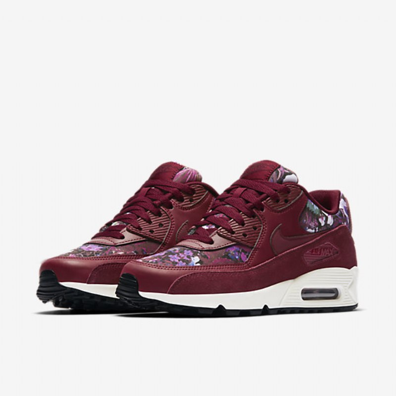 Nike Air Max 90 Naisten Se Black Team Bordeaux Yöpurjehdus