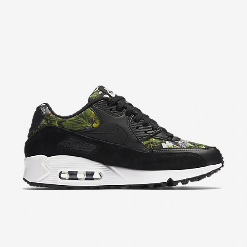 Nike Air Max 90 Naisten Se Musta Pinkki Prism Summit Valkoinen