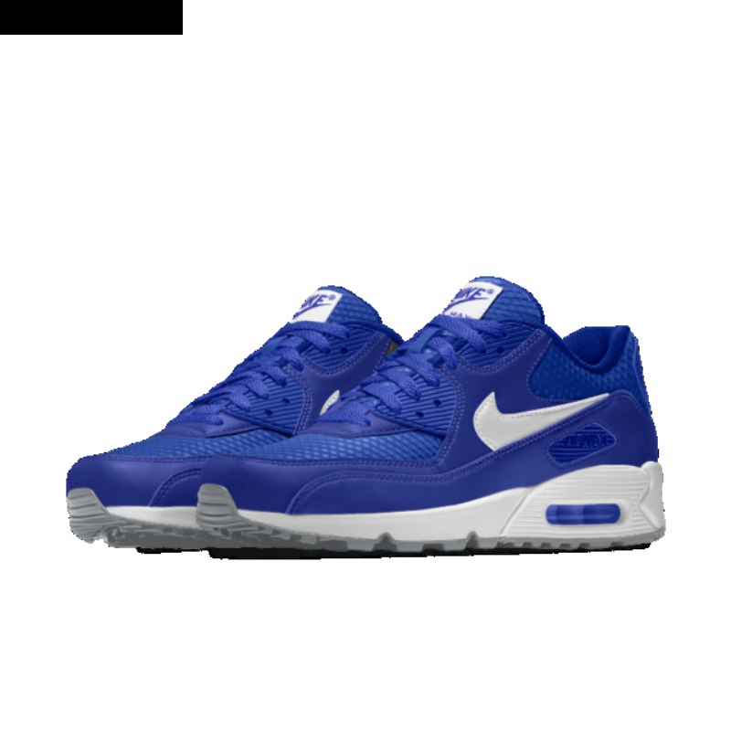 Nike Air Max 90 Naisten Sininen Valkoinen Harmaa