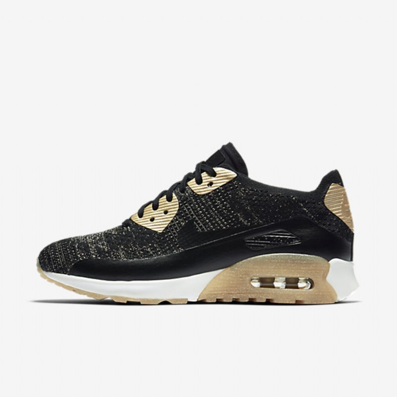 Nike Air Max 90 Naisten Ultra 2.0 Flyknit Black Metalli