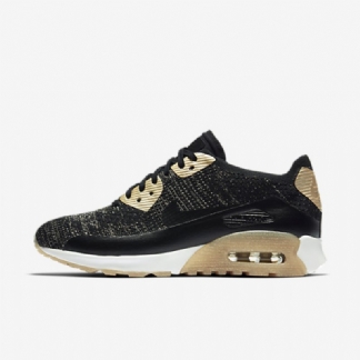 Nike Air Max 90 Naisten Ultra 2.0 Flyknit Black Metalli