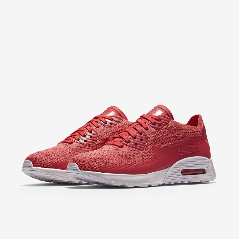 Nike Air Max 90 Naisten Ultra 2.0 Flyknit Geranium White