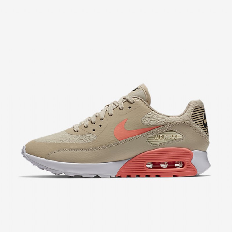 Nike Air Max 90 Naisten Ultra 2.0 Oats White Tummanharmaa Lava Glow