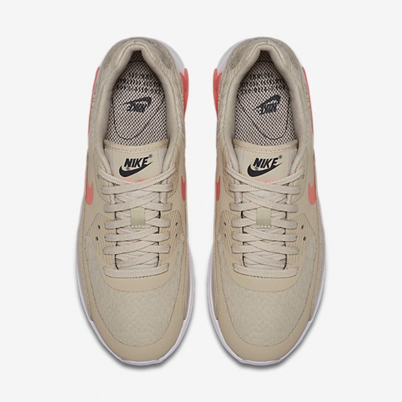 Nike Air Max 90 Naisten Ultra 2.0 Oats White Tummanharmaa Lava Glow