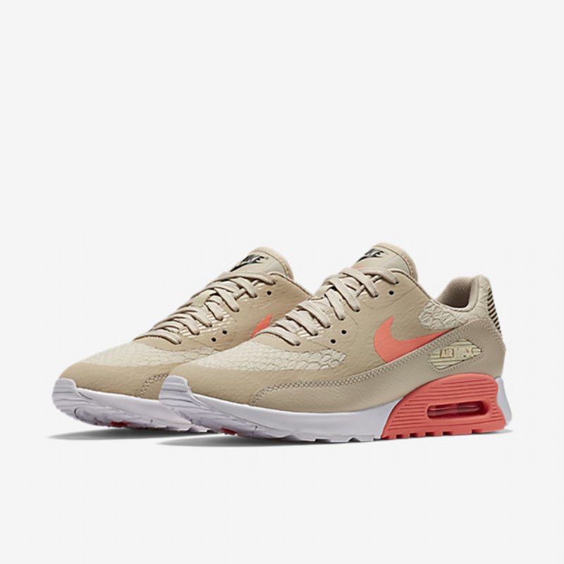 Nike Air Max 90 Naisten Ultra 2.0 Oats White Tummanharmaa Lava Glow