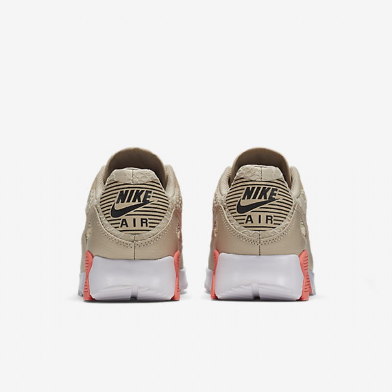 Nike Air Max 90 Naisten Ultra 2.0 Oats White Tummanharmaa Lava Glow