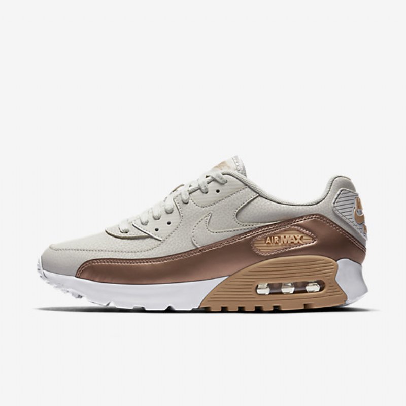 Nike Air Max 90 Naisten Ultra Se Light Bone Valkoinen Metallinpunainen Pronssi