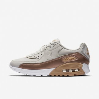 Nike Air Max 90 Naisten Ultra Se Light Bone Valkoinen Metallinpunainen Pronssi