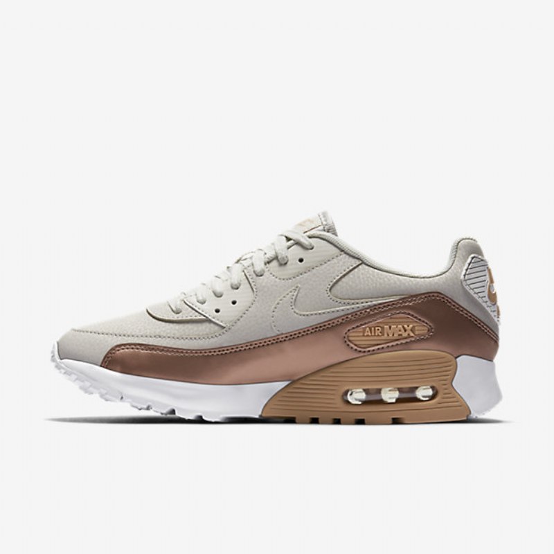 Nike Air Max 90 Naisten Ultra Se Light Bone Valkoinen Metallinpunainen Pronssi
