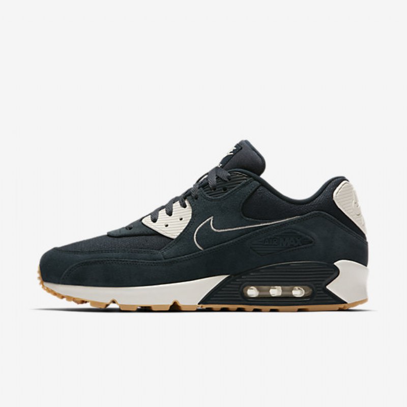 Nike Air Max 90 Premium Miesten Armory Navy Sail Gum Keltainen