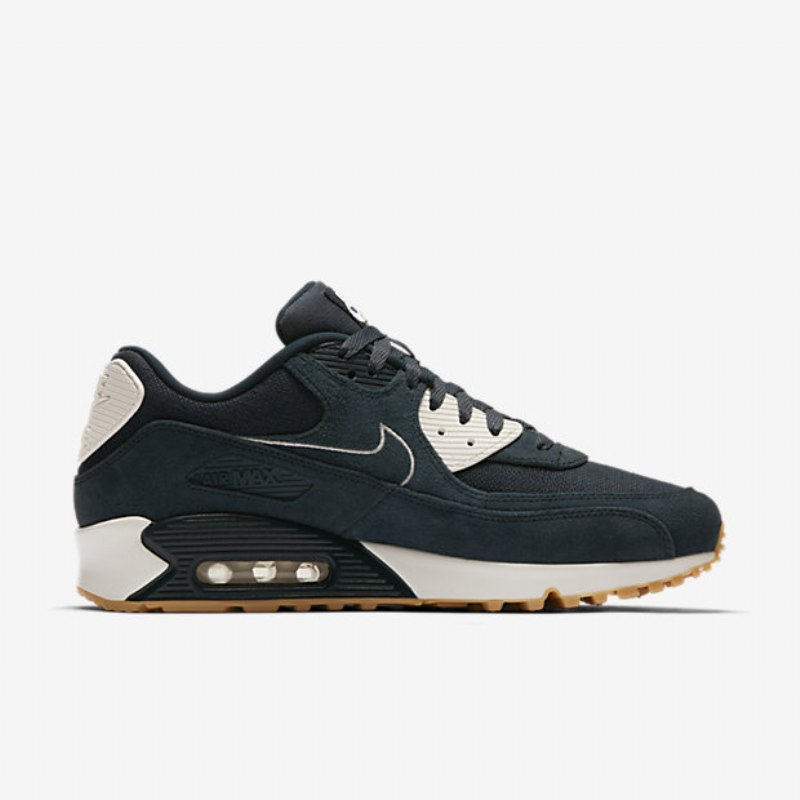 Nike Air Max 90 Premium Miesten Armory Navy Sail Gum Keltainen