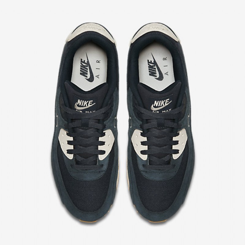 Nike Air Max 90 Premium Miesten Armory Navy Sail Gum Keltainen