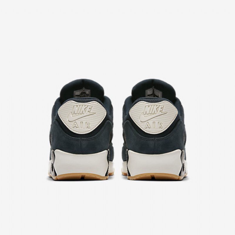 Nike Air Max 90 Premium Miesten Armory Navy Sail Gum Keltainen
