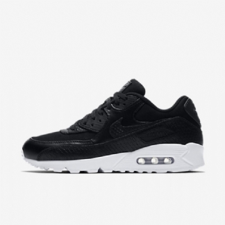 Nike Air Max 90 Premium Miesten Musta Valkoinen