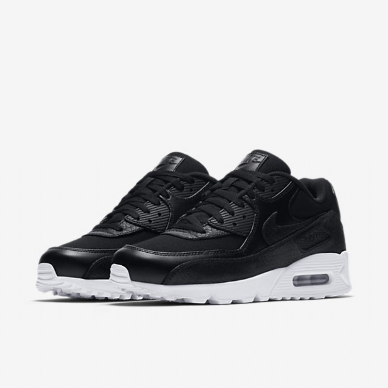 Nike Air Max 90 Premium Miesten Musta Valkoinen