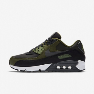Nike Air Max 90 Premium Miesten Musta Vihreä Legion Palmu Antrasiitti
