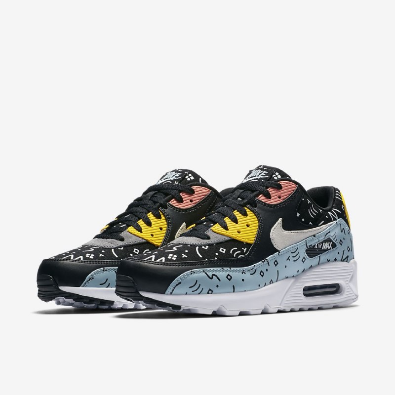 Nike Air Max 90 Premium Miesten Ocean Bliss Black Crimson Sailing