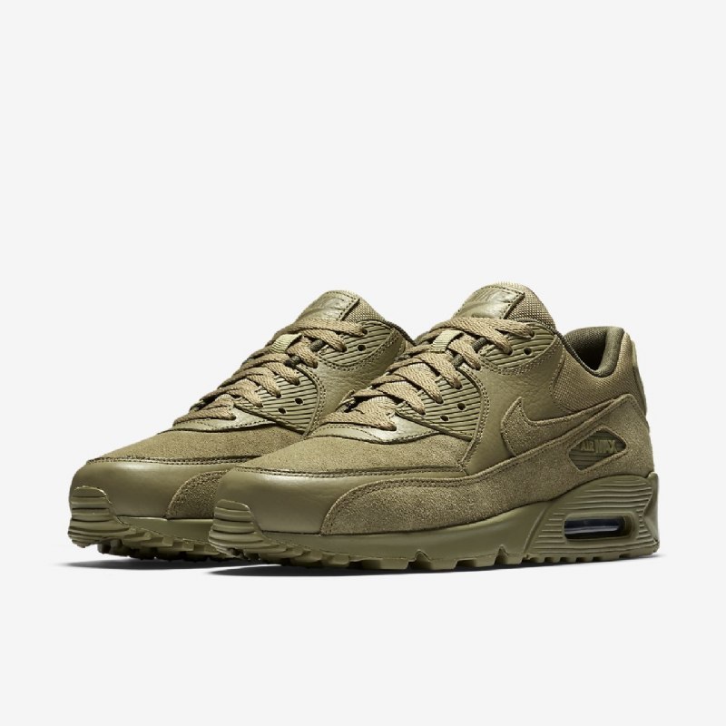 Nike Air Max 90 Premium Miesten Olive Neutraali Oliivi Tarkoittaa