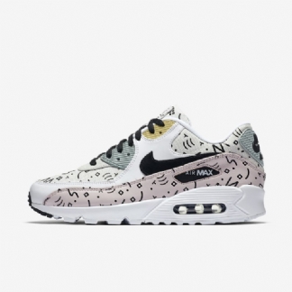 Nike Air Max 90 Premium Miesten Rose Tuskin Valkoinen Kirkas Hohkakivi Musta