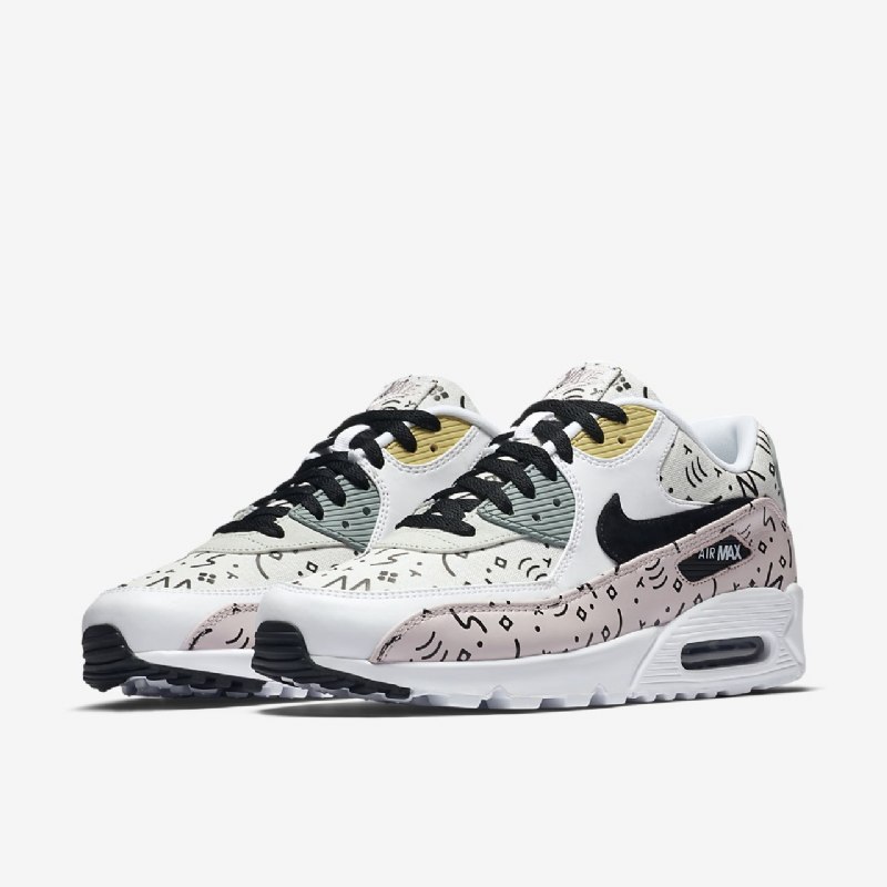 Nike Air Max 90 Premium Miesten Rose Tuskin Valkoinen Kirkas Hohkakivi Musta