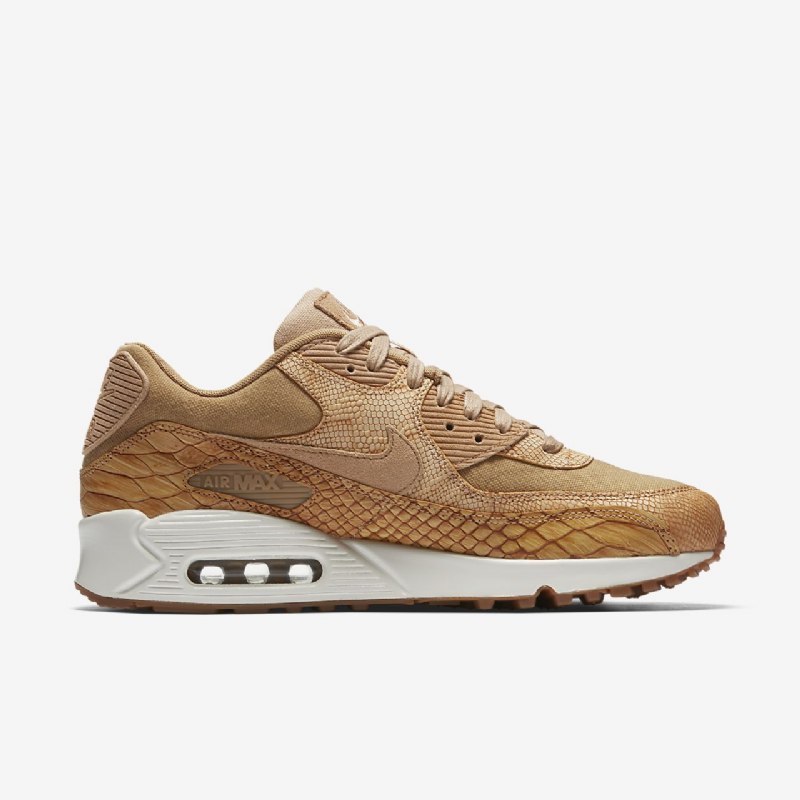 Nike Air Max 90 Premium Miesten Vachetta Tan Elemental Gold Sail