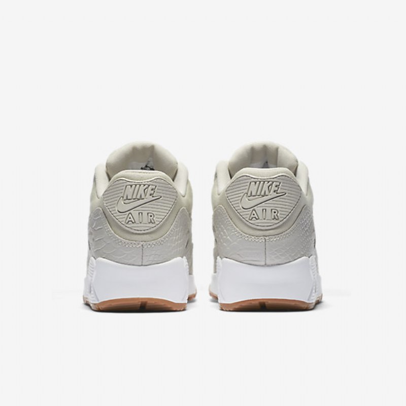 Nike Air Max 90 Premium Naisten Light Bone Purukumi Keltainen Valkoinen