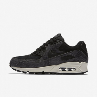 Nike Air Max 90 Premium Naisten Musta Purjehdus Tummanharmaa
