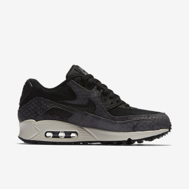 Nike Air Max 90 Premium Naisten Musta Purjehdus Tummanharmaa