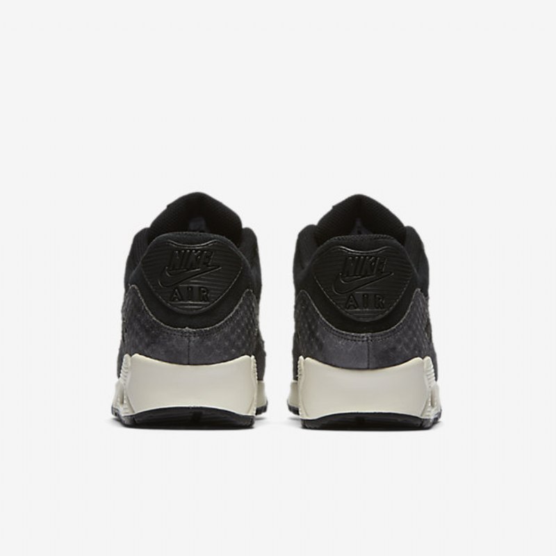 Nike Air Max 90 Premium Naisten Musta Purjehdus Tummanharmaa