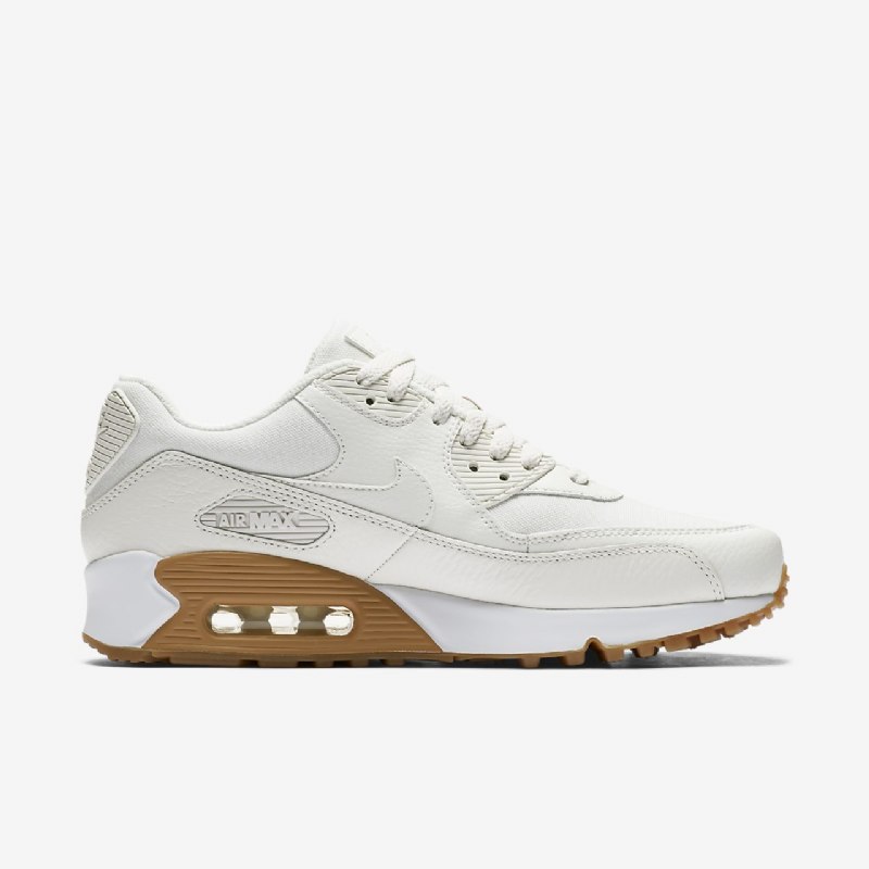Nike Air Max 90 Premium Naisten Purjekumi Vaaleanruskea Valkoinen